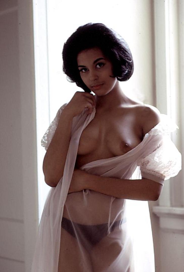 Playmate of the month Jennifer Jackson (First African-American Playmate) .